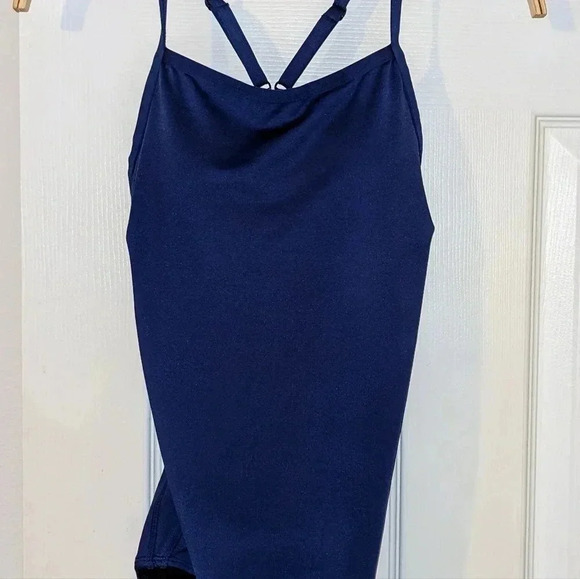 BALEAF Women's Sz.  32 XS 1 Piece Athletic Swimsuit Blue Adjustable Strap UPF50+ - Picture 4 of 10